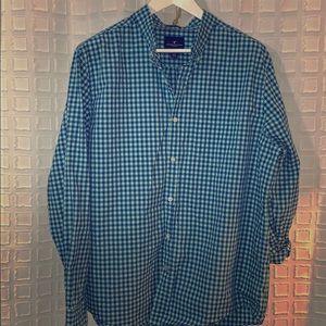 AE plaid button down sz/xxl
